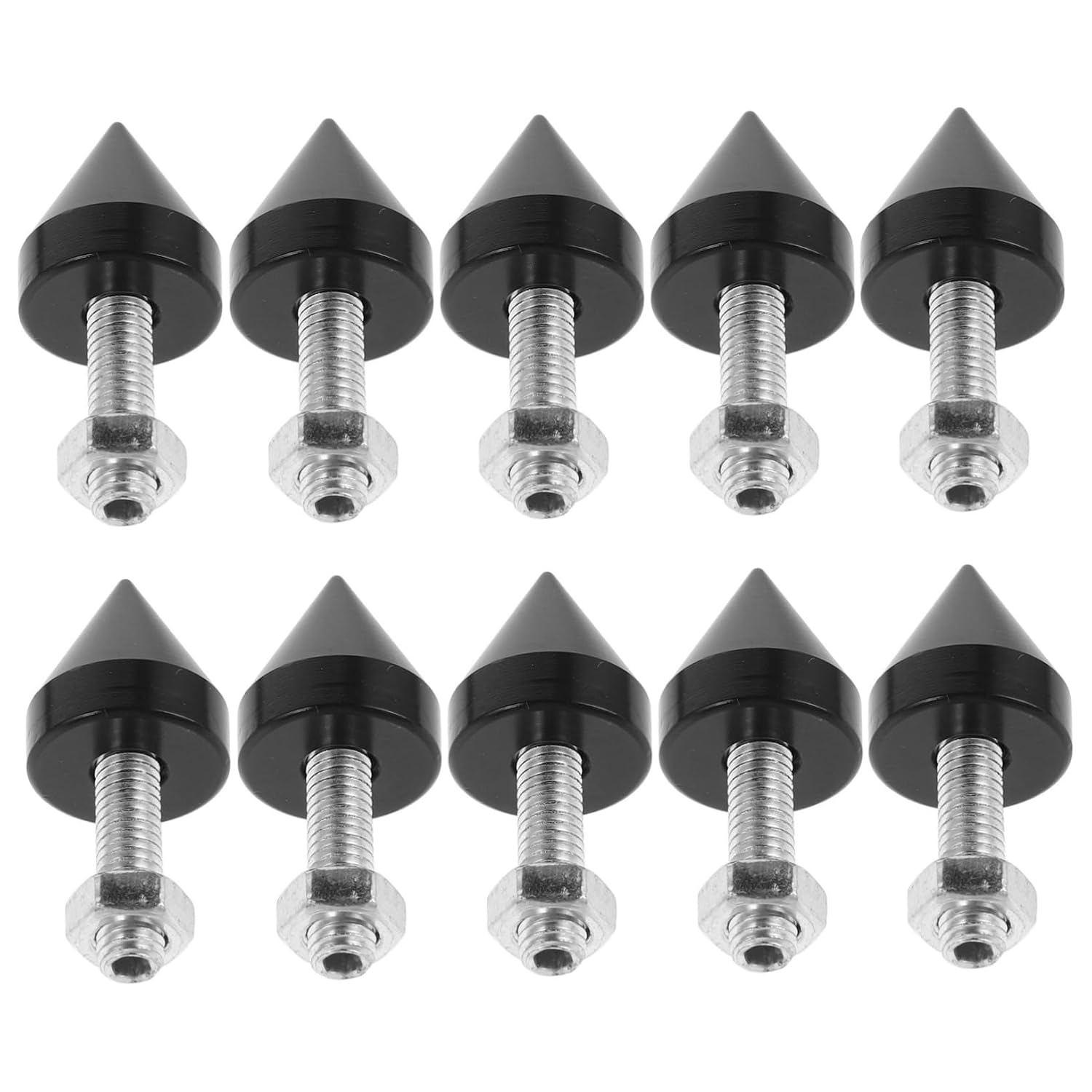 Auto License Plate Fasteners Kit Durable Anti-Theft Screws for Car License Plates Fit Easy Installation Sturdy Material Secure Mounting