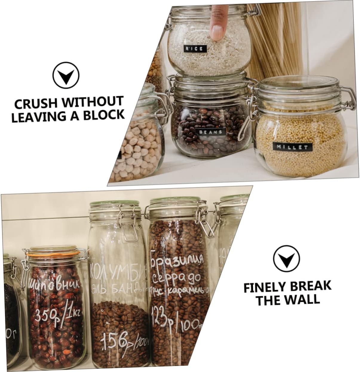 Small Coffee Grinder Machine Electric Bean Mill Multipurpose Grain Mill for Home Office