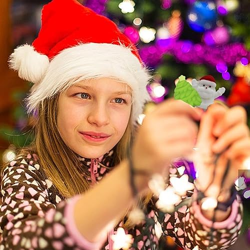 Miniatura 7 de 45 juguetes esponjosos Mochi de Navidad, juguetes esponjosos para aliviar el estrés para niños y niñas, regalos de fiesta de Navidad