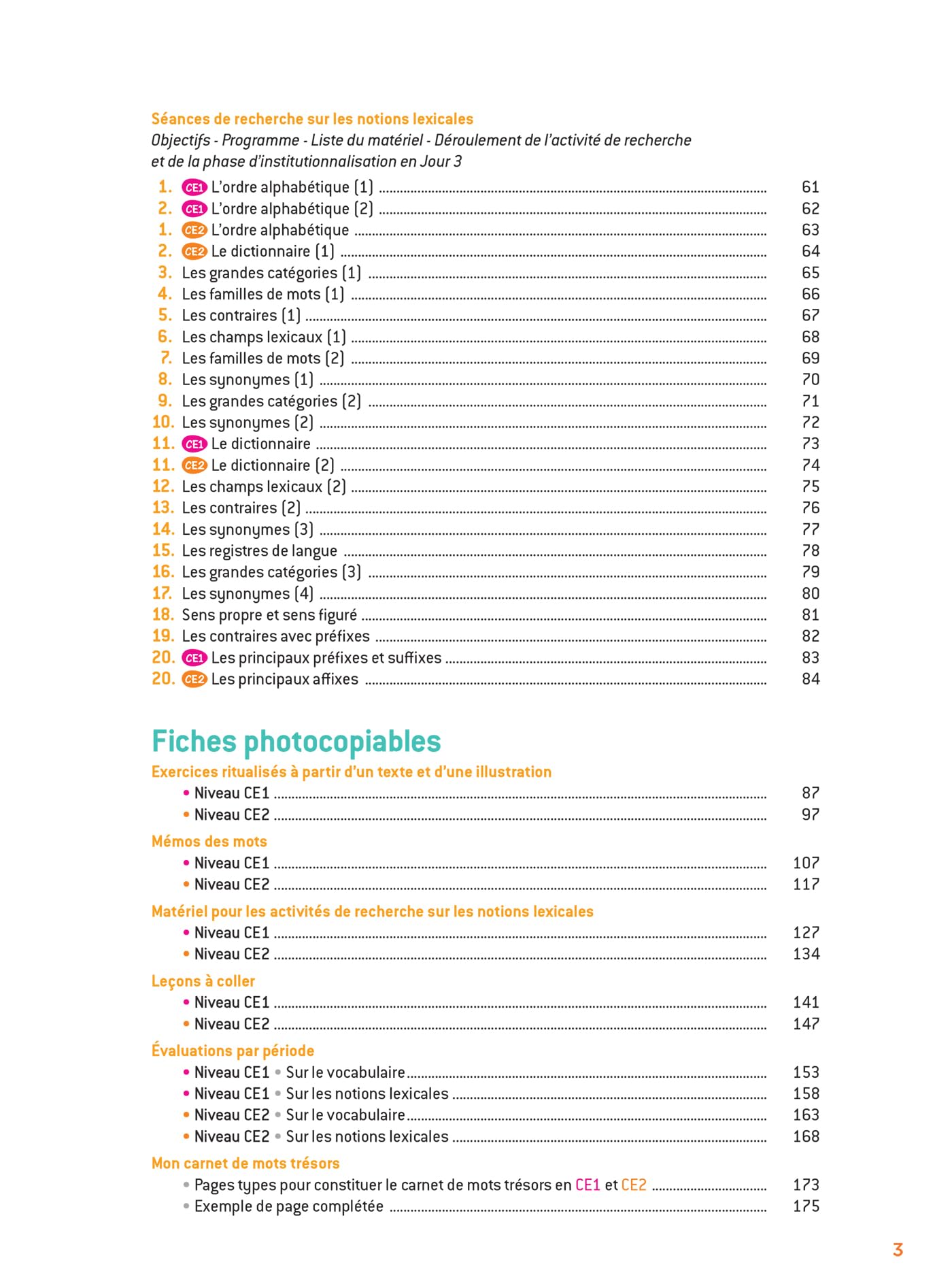 En route pour le vocabulaire ! CE - Ed. 2025 - Fichier de l'enseignant