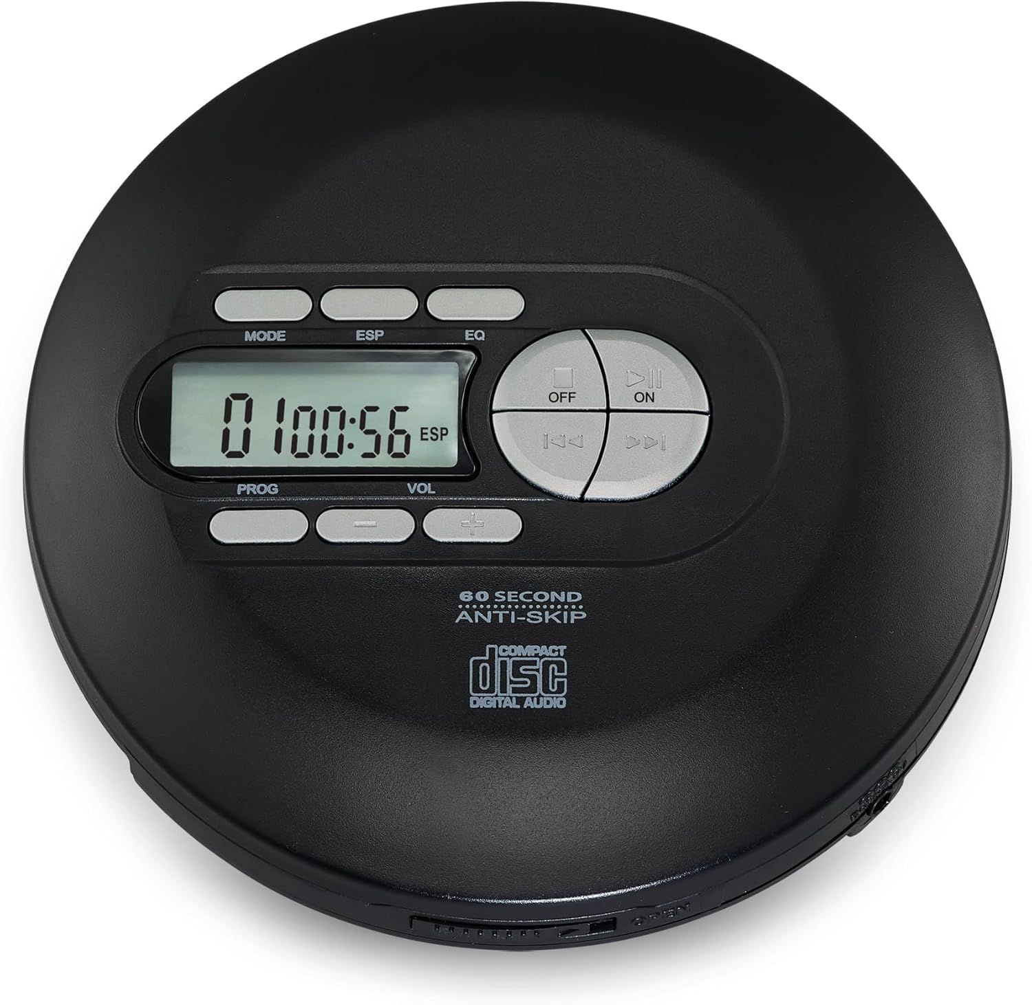 iLive Anti-Skip CD Player with Wired Earbuds, IPCD603B