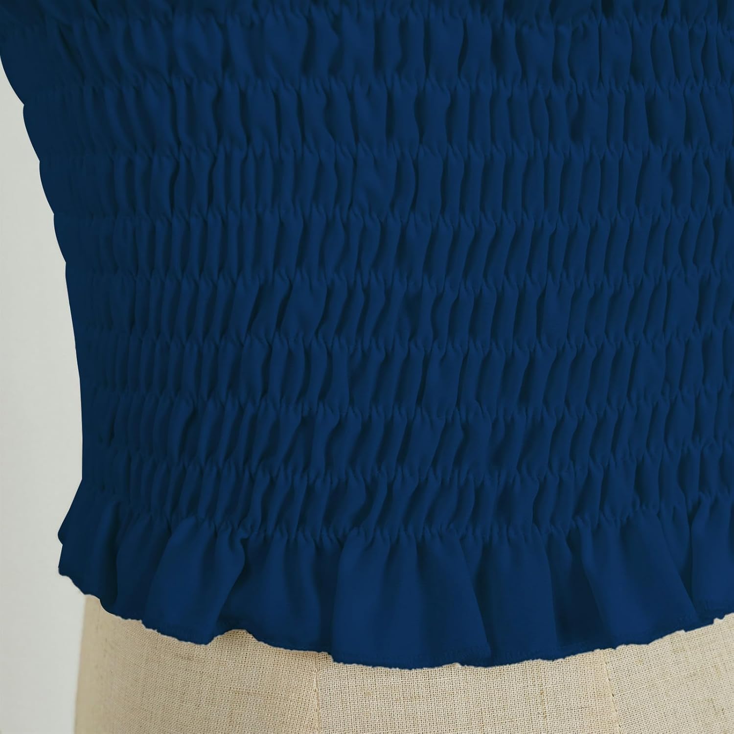 Womens Renaissance Peasant Blouse Off Shoulder Trumpet Sleeve Tops - Image 4