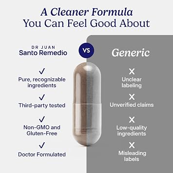 Santo Remedio Super Nopal Dietary Supplement - 60 Capsules