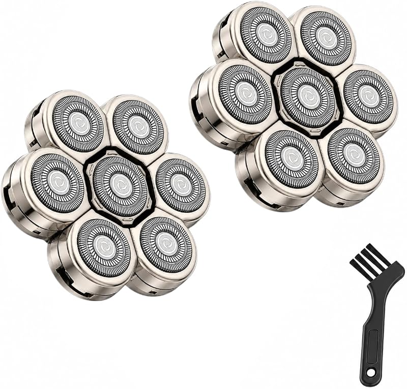 Cabeças de reposição 7D colorski compatíveis com SHPAVVER/Wyklaus/Cyruzi, pacote com 2