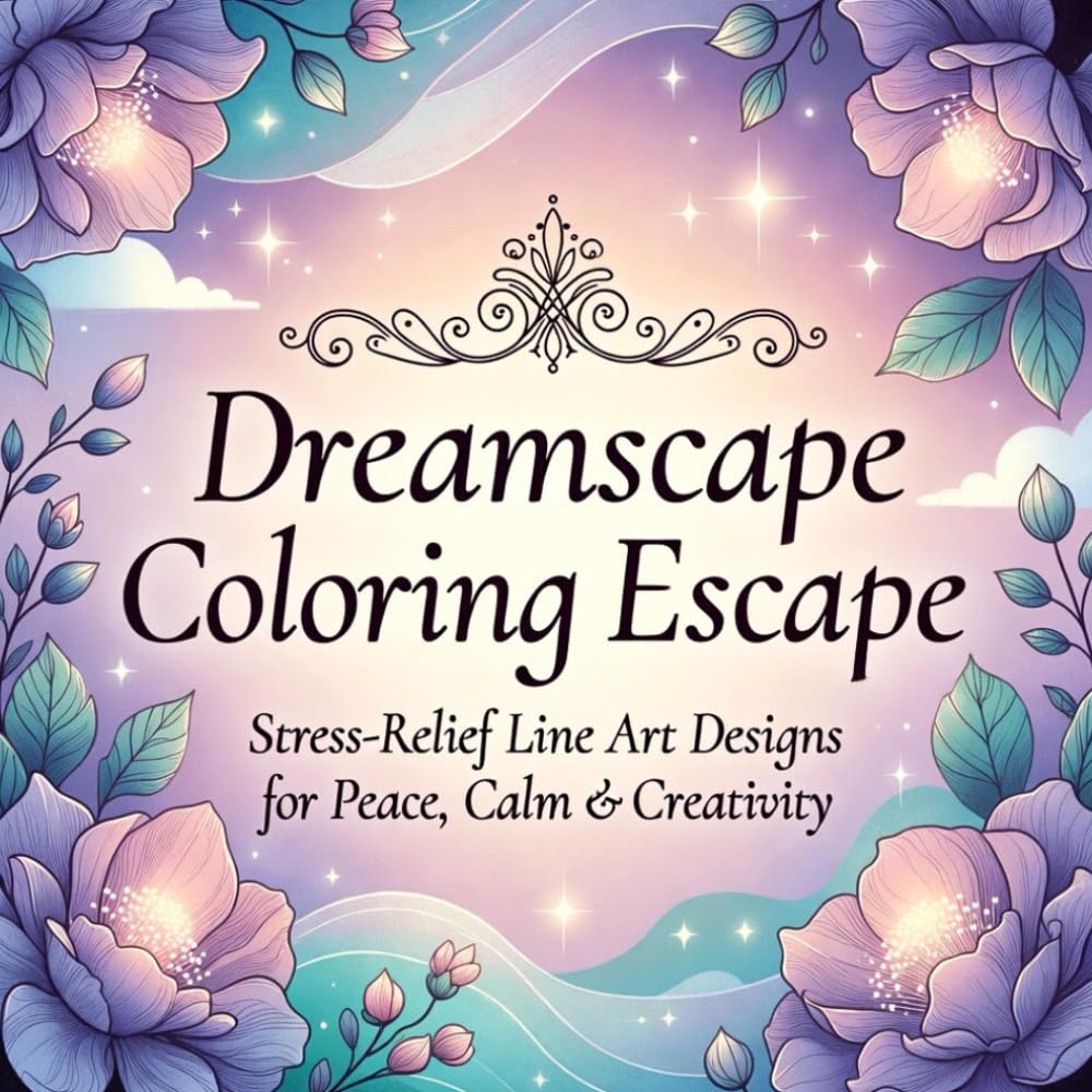 Nature Harmony Coloring Book: Beautiful Forests, Flowers & Wildlife Line Art for Relaxation