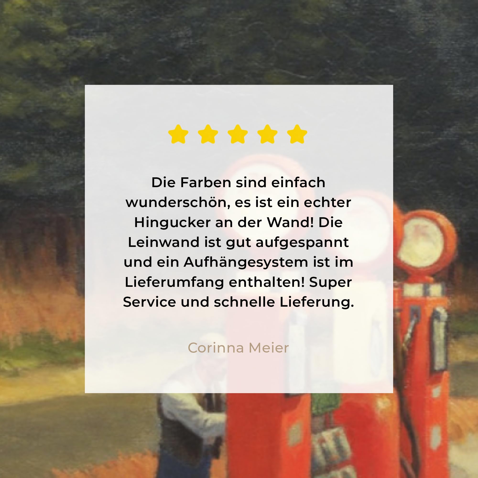 MuchoWow© Leinwand Bilder, Einzigartige Wanddeko mit Rahmen, Benzin