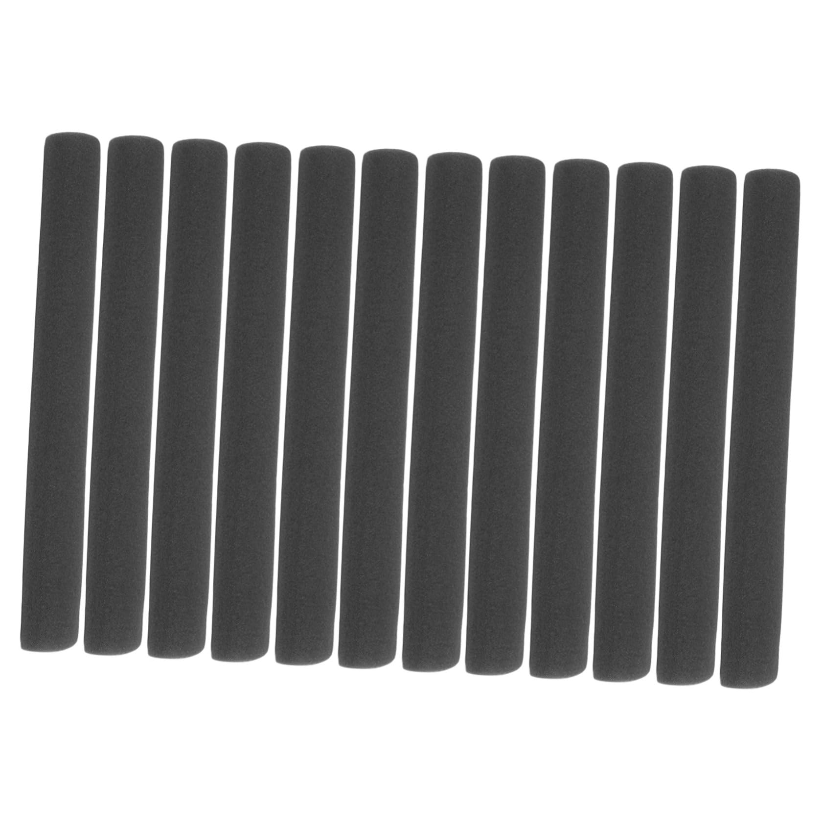 VICASKY 12pcs Trampoline Pole Pads Foam Tube Covers for Boys and Girls Trampoline Protection Black