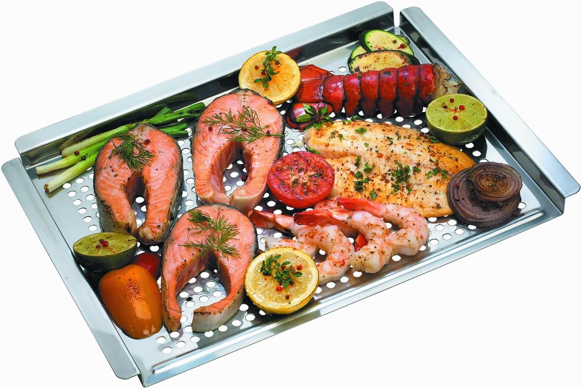 Flat Stainless Steel Grill Topper