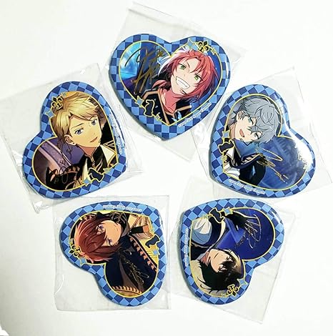 Amazon あんさんぶるスターズ Knights ハート缶バッジ 中国 あんスタ アニメ 萌えグッズ 通販