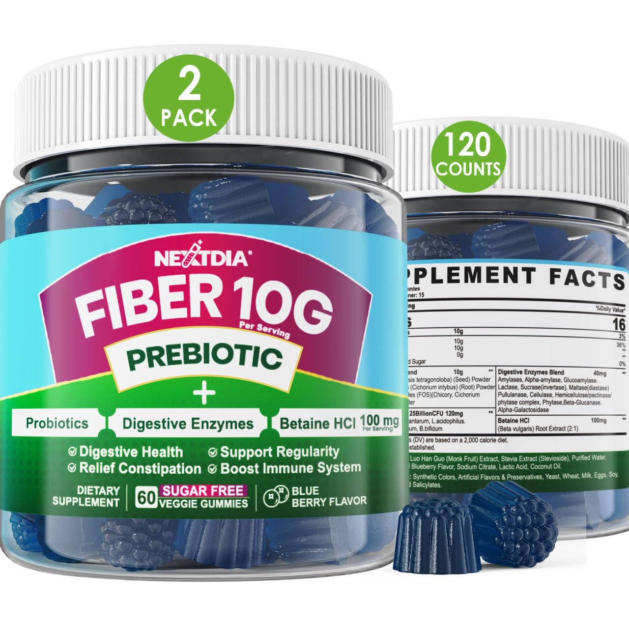 Nextdia Fiber Gummies