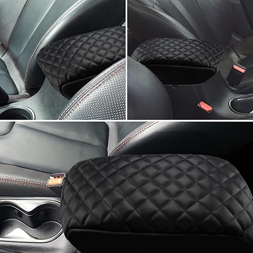 Miniatura 17 de INTGET Para Dodge Dart Centro Consola Cubierta 2016 2015 2014 2013 Cuero Consola Tapa Protector Coche Central Apoyabrazos Cubierta para Dodge Dart