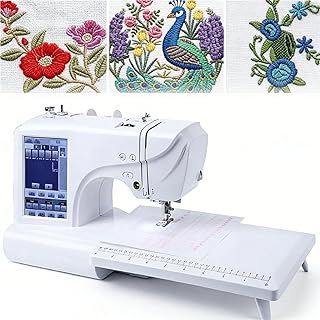 Digitale Stick- und Nähmaschine mit 7-Zoll-LCD-Touchscreen für Heimdekoration, Kleidung und Handwerk