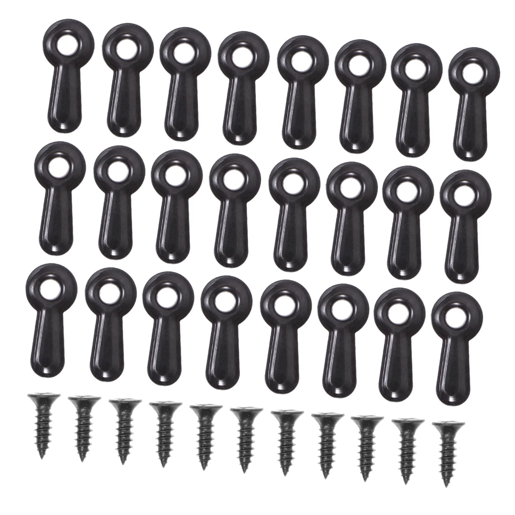 ETHZZLE Pictures Frames 100pcs Photo Frame Hardware Clip Turnicate Kit Turn Button for Hanging Posters Photo Frame Backing Clips Picture Framing Parts to Rotate to Turn Backplane Iron