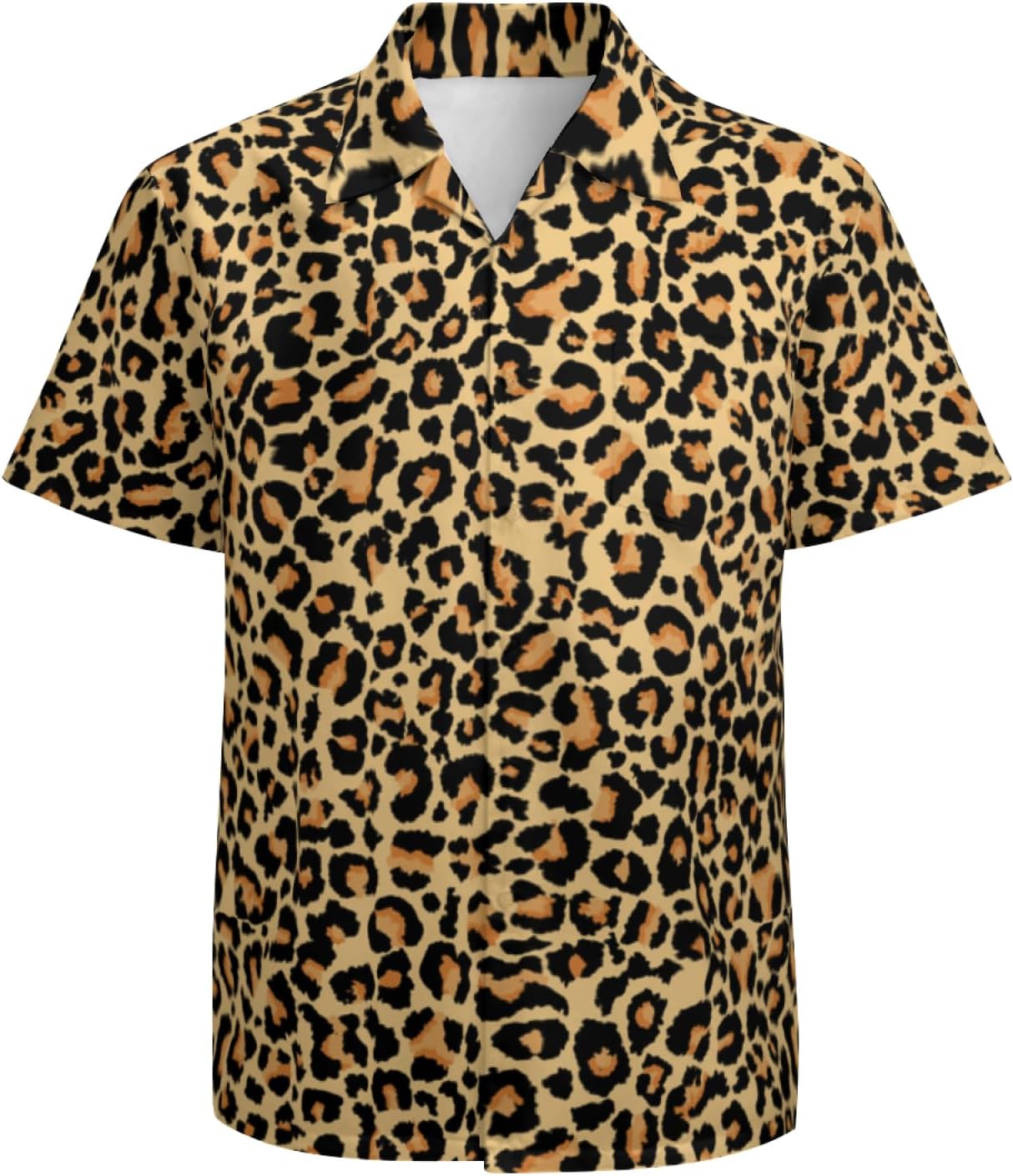 Mens Hawaiian Shirts Short Sleeve Button Up Beach Shirts