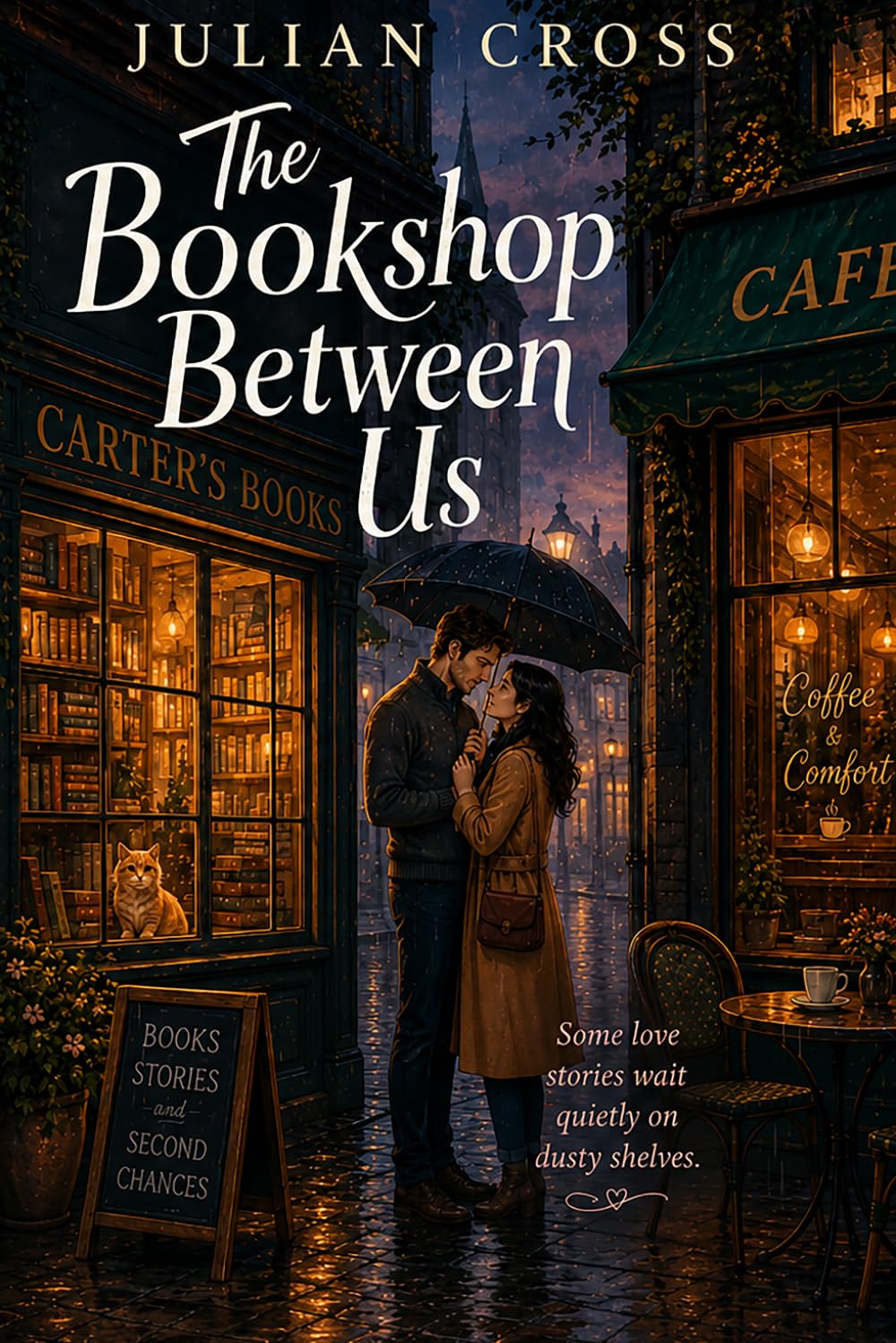 The Bookshop Between Us: A Small Town Second Chance Romance: An Emotional Slow Burn Contemporary Love Story