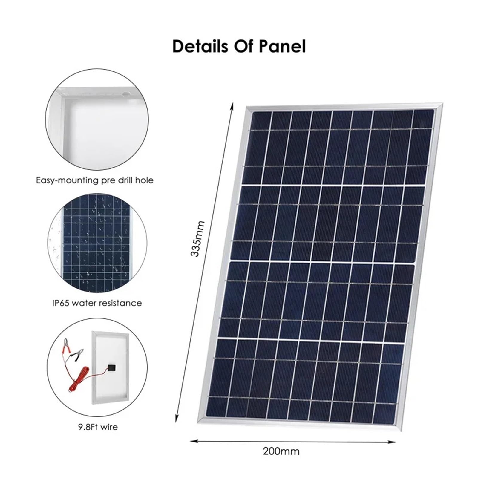 Kit pannello solare 300W/600W Completo generatore solare a celle solari ricaricabile esterno portatile con alimentazione USB policristallina 12V | 600W 30A controller