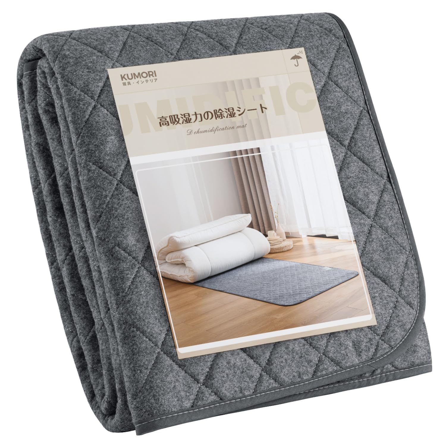 Kumori Dehumidifying Sheet, Semi-Double, High Moisture Absorption, Mildew Resistant, Dust Mite Prevention, Moisture Mite Prevention, Moisture Absorption, Moisture Mite Prevention, Moisture Absorption