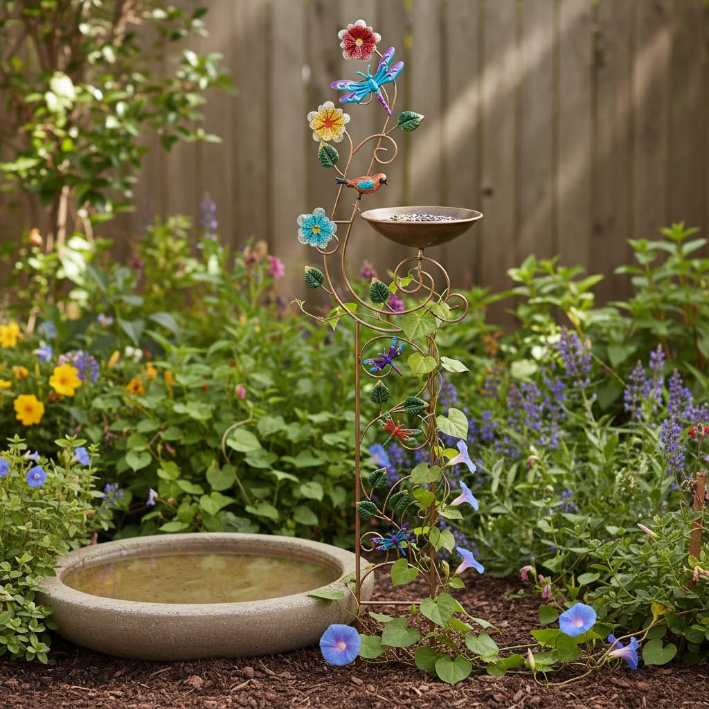 Metall-futterspender, Gartenspalier,