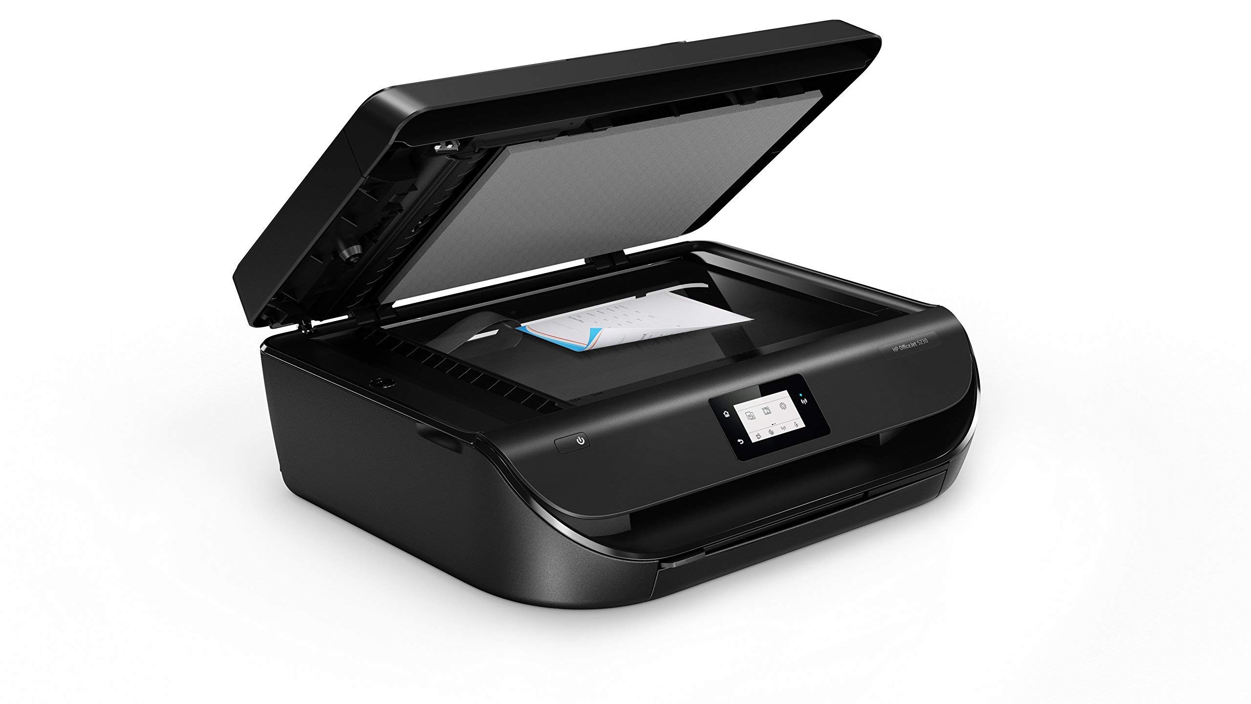 HP Officejet 5230 – Impresora multifunción inalámbrica (tinta, Wi-Fi, copiar, escanear, impresión a doble cara, 1200 x 1200 ppp, 10 ppm), color negro