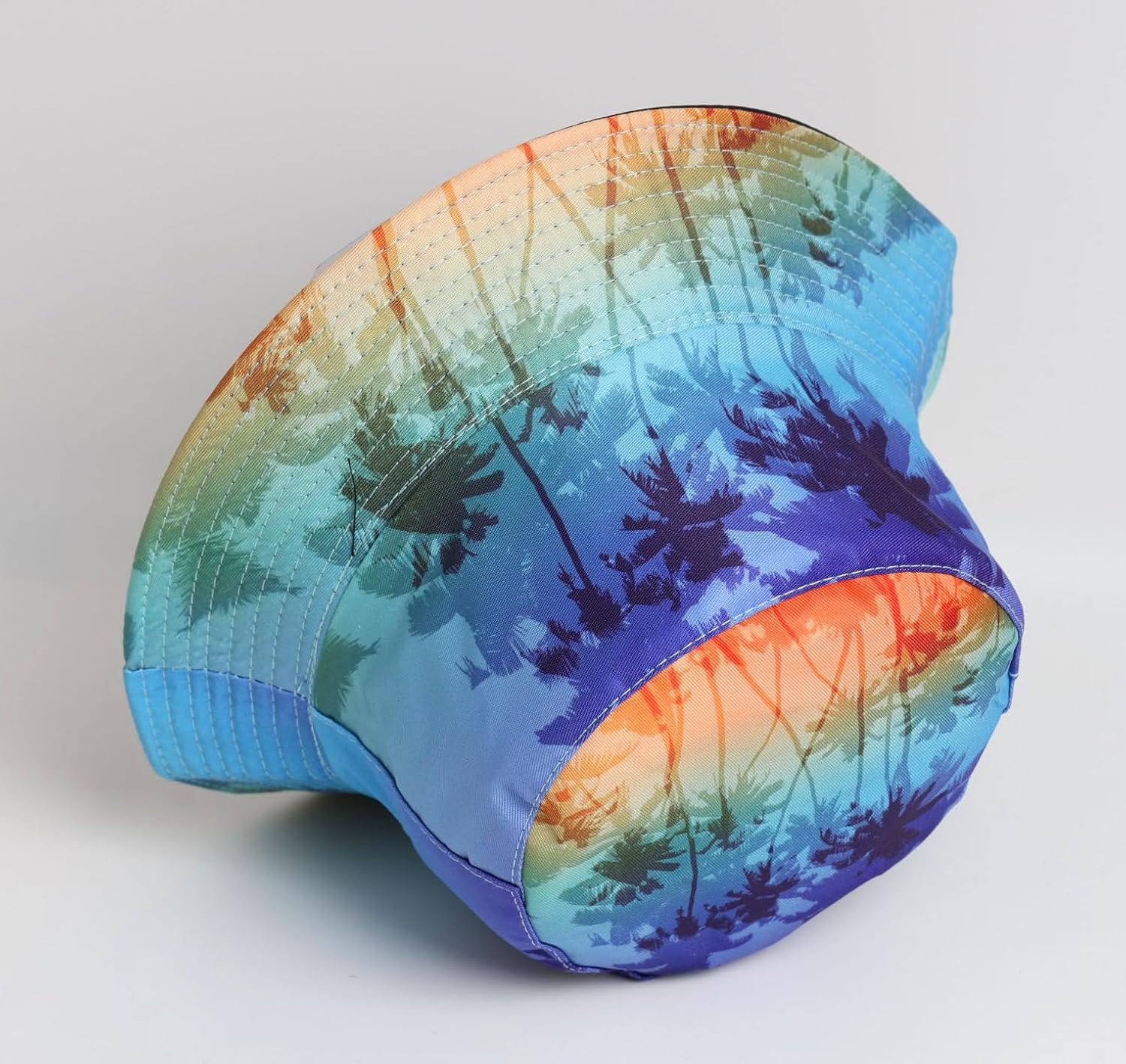 Coconut Tree Print Bucket Hat,Beach Sun Hat Fisherman Hats for Mens Womens - Image 4