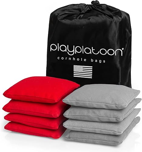 Miniatura 8 de Premium Weather Resistant Duckcloth Cornhole Bags - Set of 8 Bean Bags for Corn Hole Game - Regulation Size  Weight