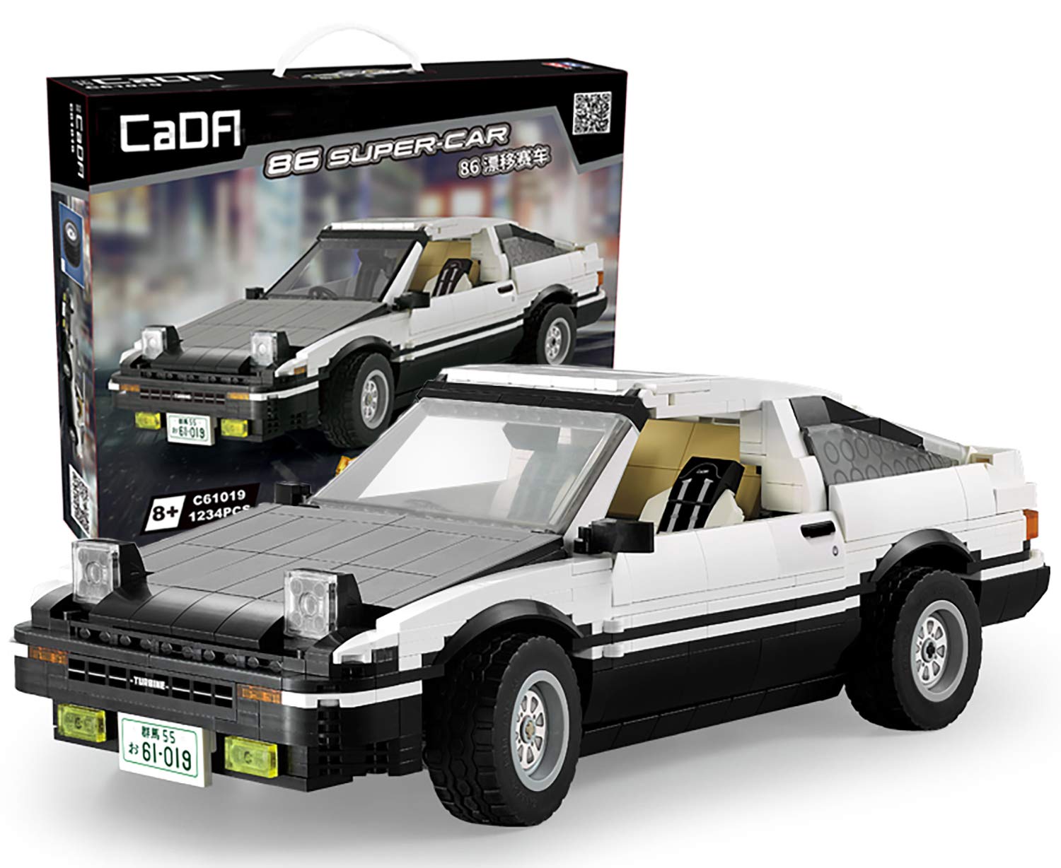 DOMOb Toyota AE86 Trueno Car Building Kit Initial D Japan Manga domob-toyota-ae86-trueno-car-building-kit-initial-d-japan-manga