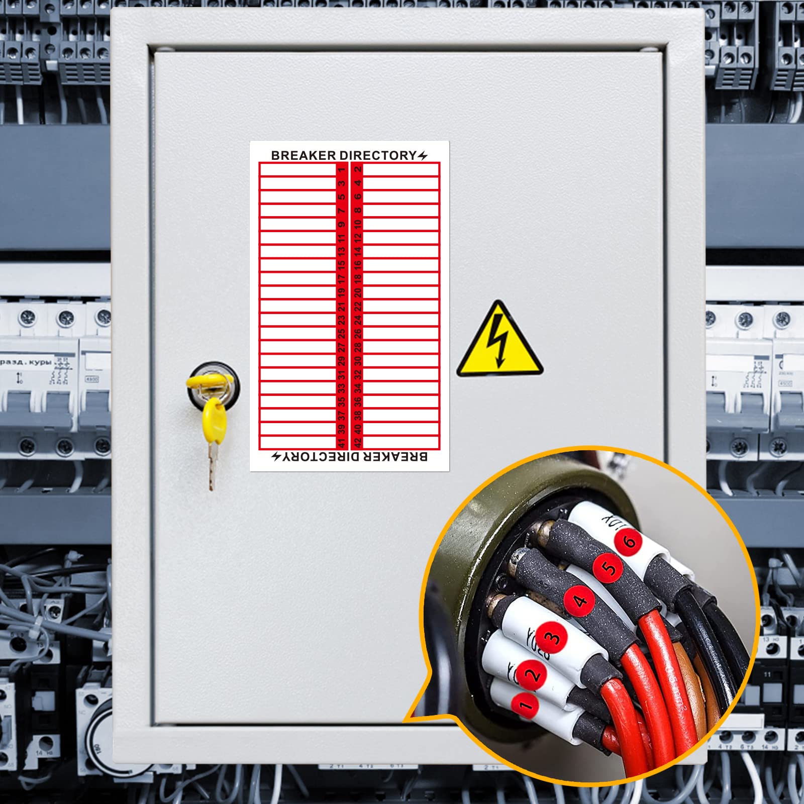 Amazon.com: 11 Pcs Circuit Breaker Labels Electrical Panel ...