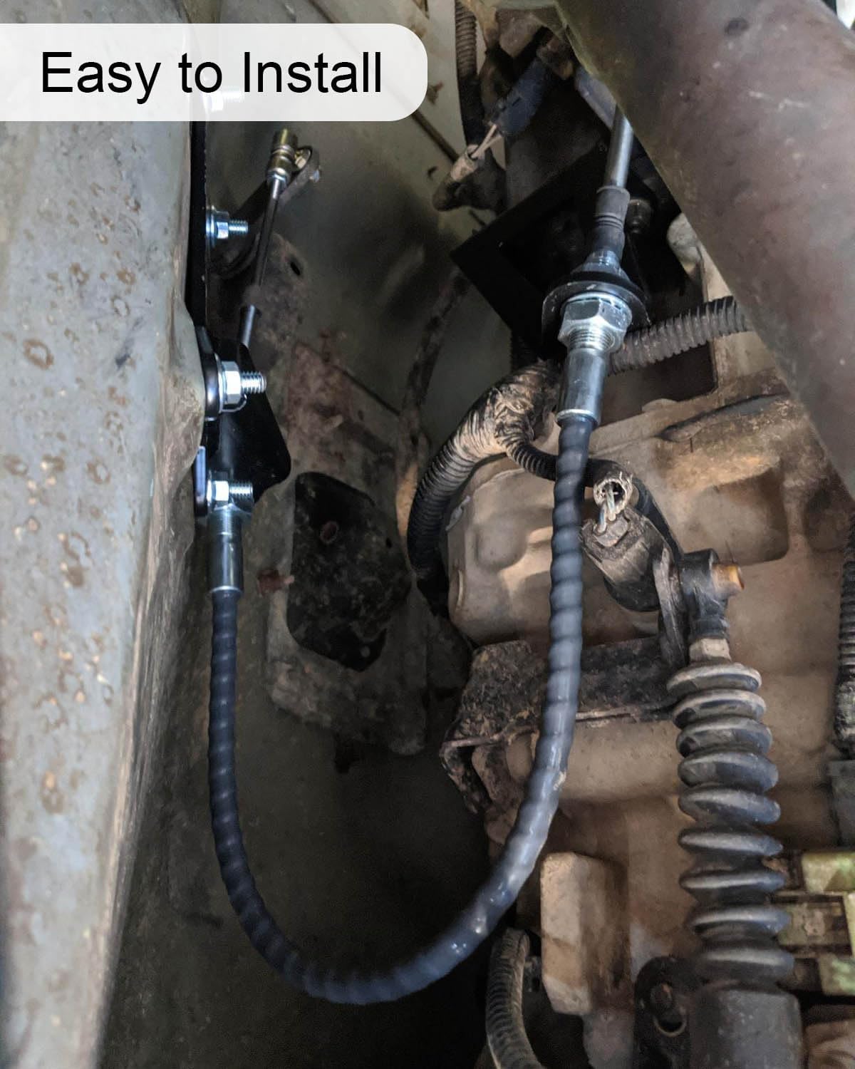 Transfer Case Cable Shifter Linkage Kit Upgrade Heavy Duty Fits for Jeep Wrangler TJ 231 Transfer Case 1997-2006