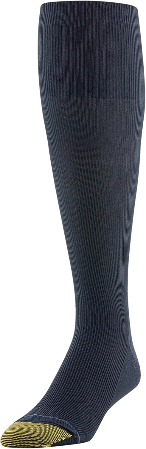 GOLDTOE Men's Metropolitan Over-The-Calf Dress Socks, 3-Pairs - Image 2