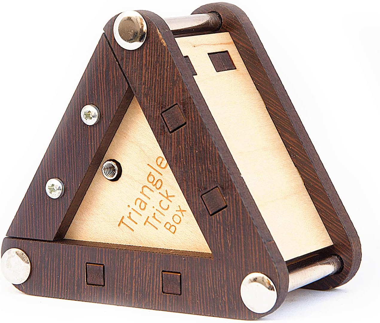 Triangle Trickbox – Secret Wooden Box – Difficulty 3/6 Difficult – Puzzle by Jean-Claude Constantin