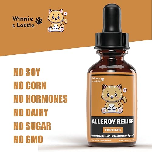 Miniatura 6 de Alivio natural de la alergia para gatos  Apoya la alergia y el alivio de la picazón para gatos  Alergia a los gatos  Alivio de la picazón del gato