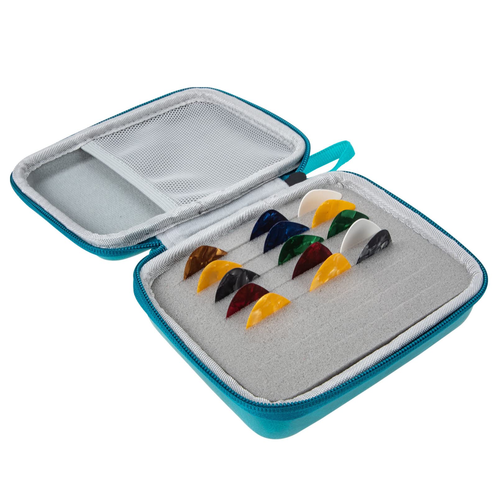 SUPVOX 3sets Plettri Per Chitarra Con Custodia Plettri Colorati Casual e Pratici Accessorio Per Chitarra Elettrica e Acustica Design Ergonomico Per Comodo Utilizzo