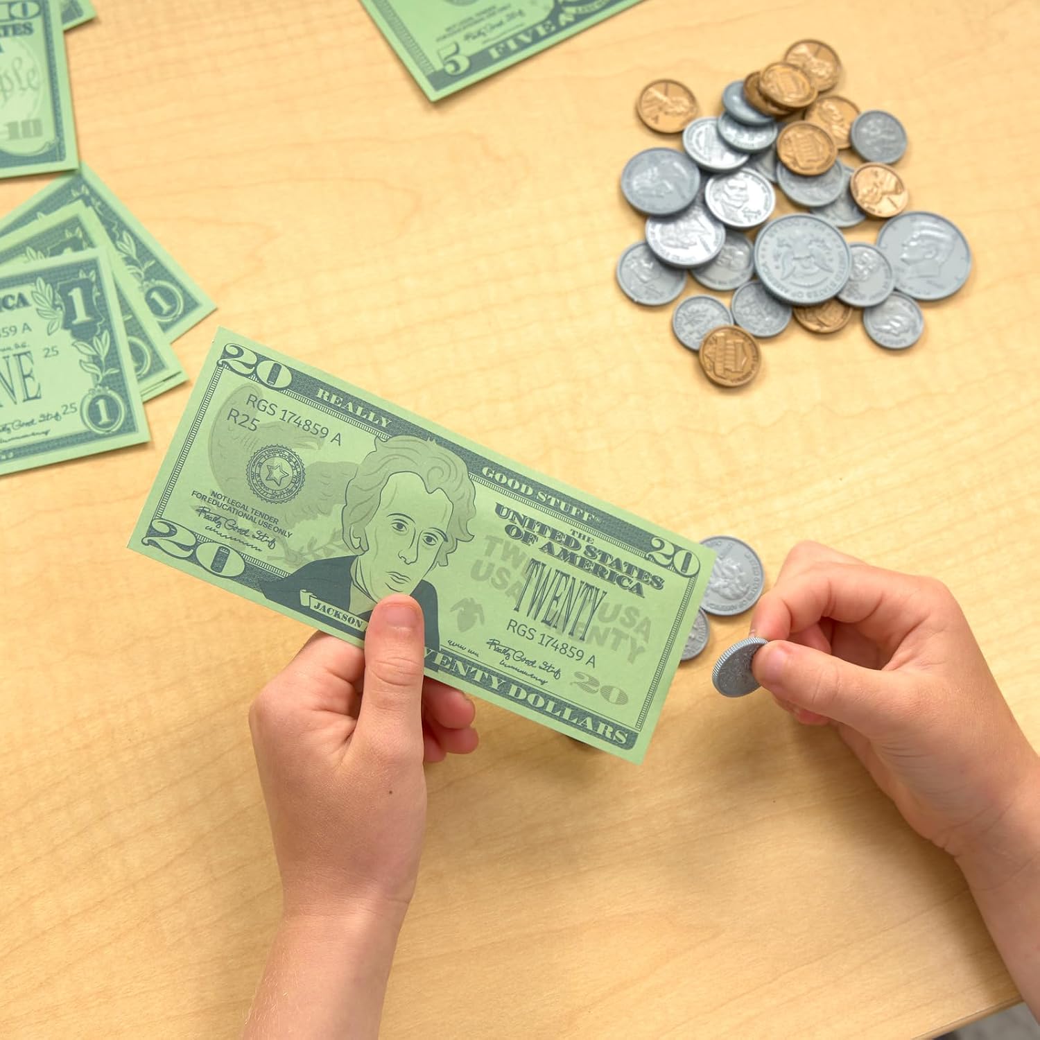 Really Good Stuff Student Bucks Money Manipulatives Class Pack