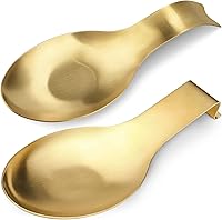 Vista 1 de Soporte de cuchara de acero inoxidable, soporte para cucharón de espátula, soporte para cuchara de utensilios de acero inoxidable, acabado