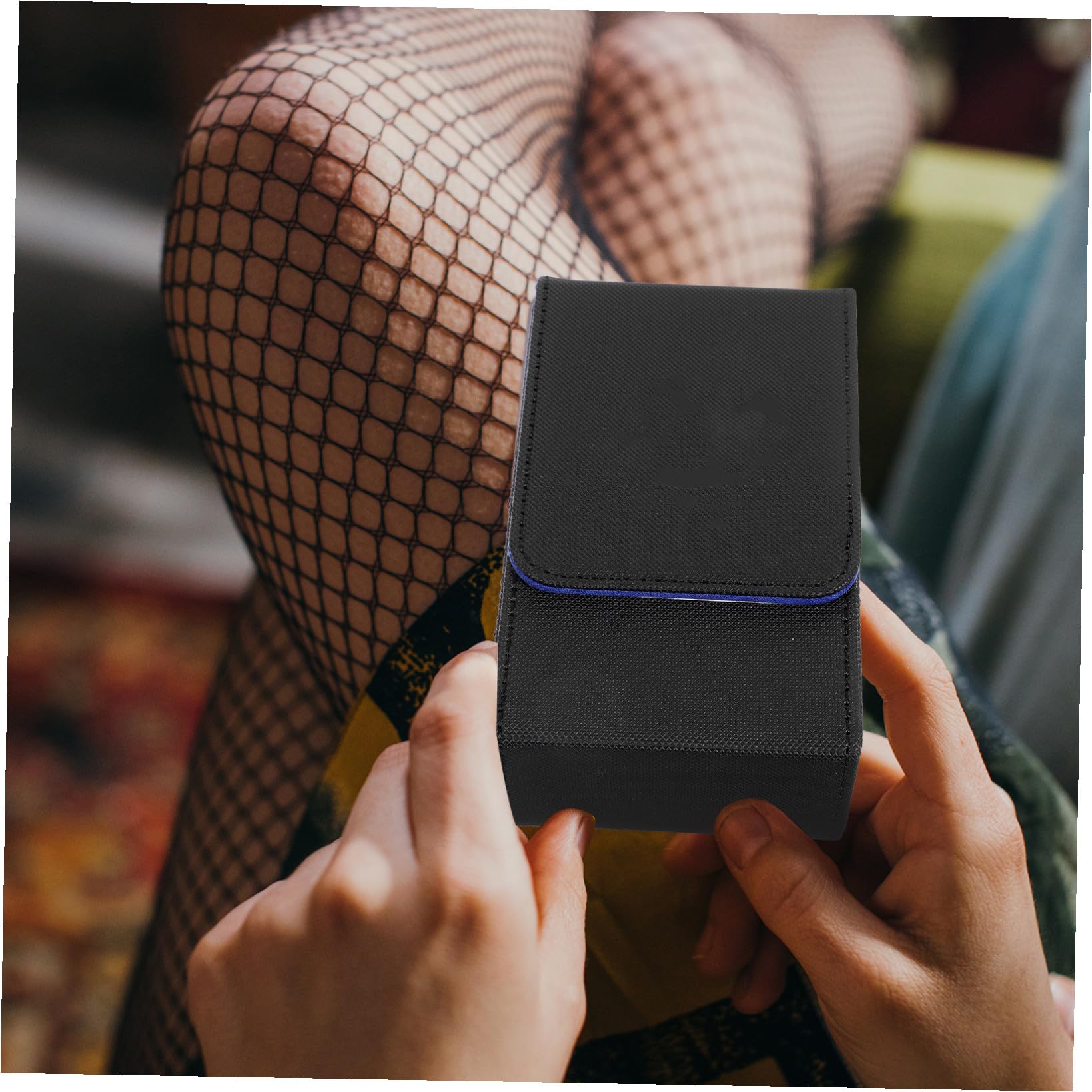 4 Pezzi Scatola Portatile per Carte Tarocchi PU Antiscivolo Contenitore per Giocatori per Trasporto Sicuro e Organizzazione delle Carte