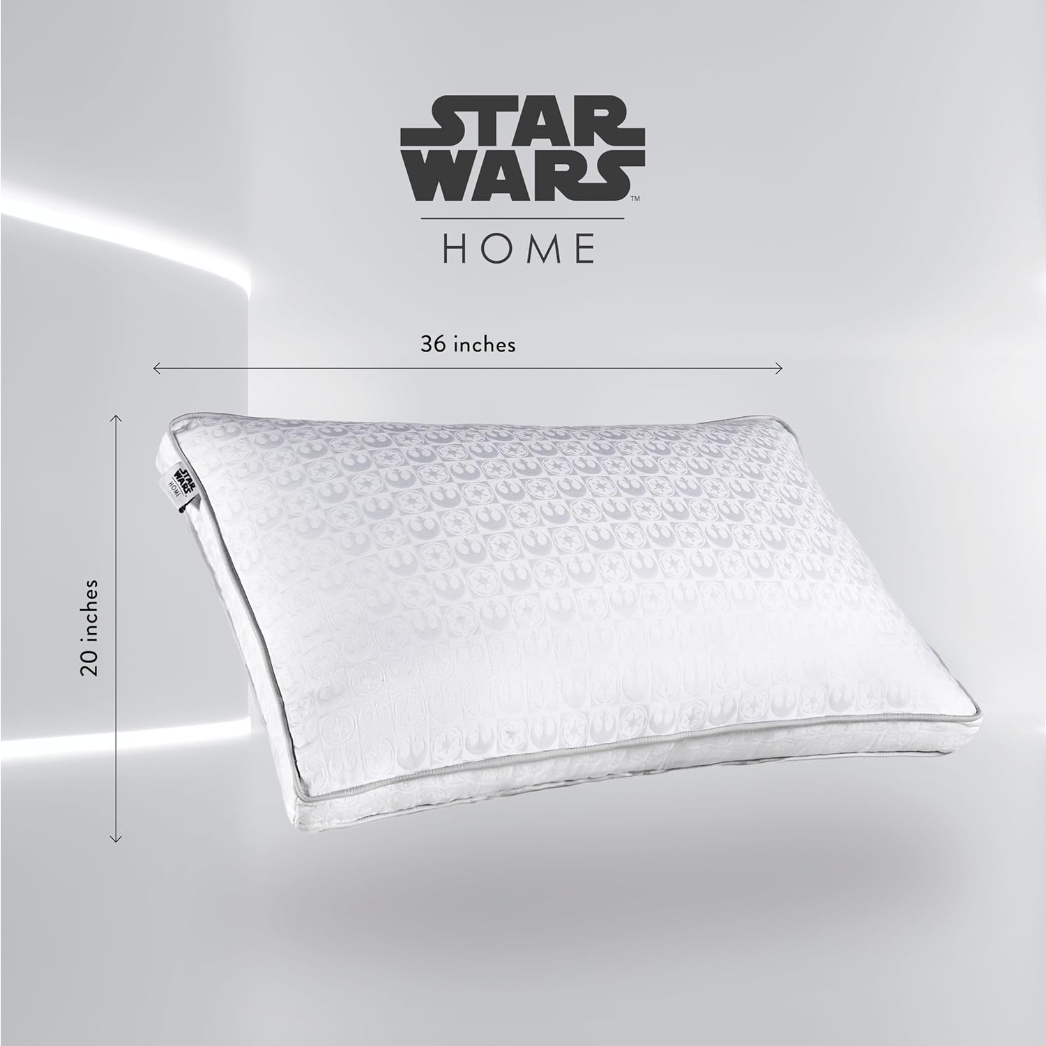 Sobel Westex Star Wars Antithesis Bed Pillow | Luxury Hotel Pillow | Medium Firm | Side and Back Sleeper | 100% Cotton 300TC Cover | Soft, Machine Washable (King 20 X 36)