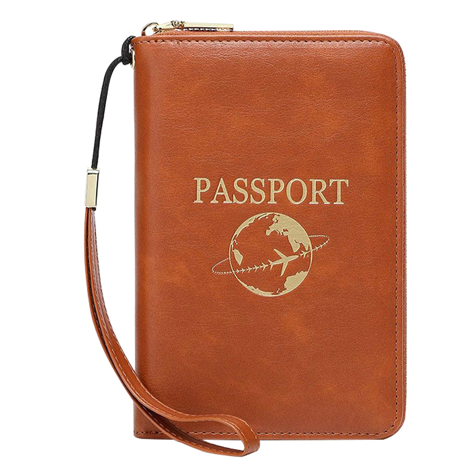 Soporte para Pasaporte para Viajes, Organizador Impermeable con múltiples