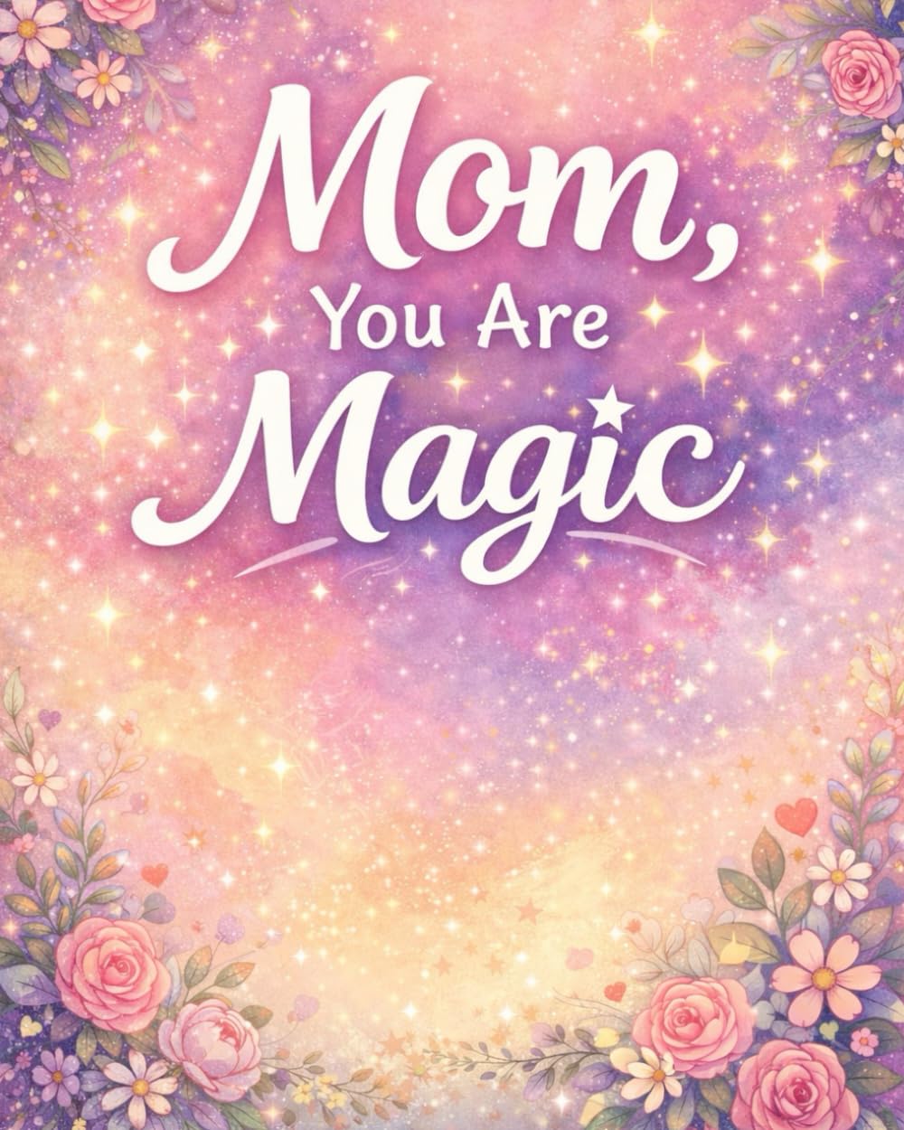 Mom You Are Magic: Everyday Mom Appreciation Coloring Book with Affirmations and Relaxing Floral Designs to Celebrate the Love, Strength, and Magic of Moms