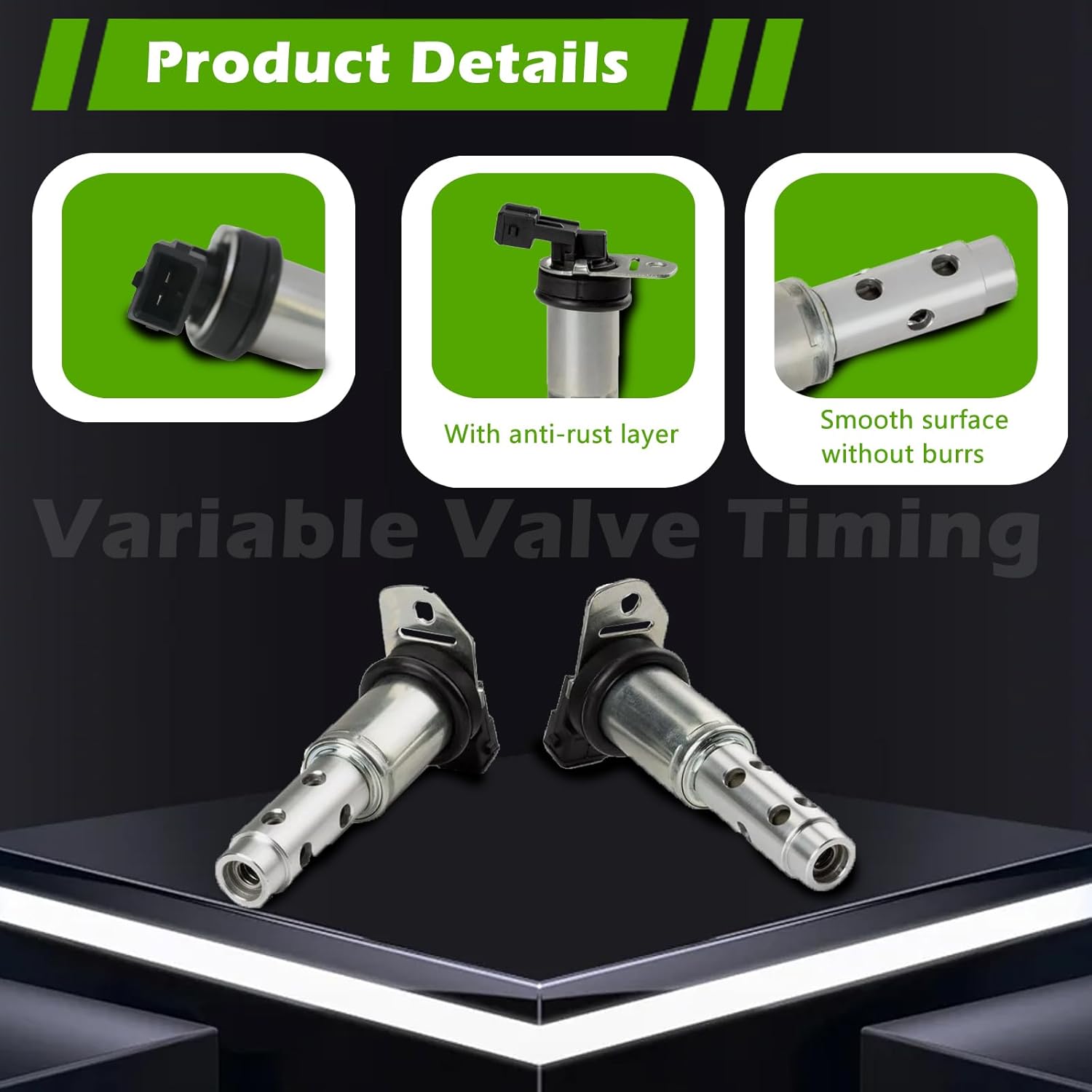 ‎11367516293 Pair Engine Oil Control Variable Valve Timing VVT Solenoid for Bmw 128i 325xi 328i 335i 528i 535i xDrive 328xi 330i 335i 335is 525i 525xi 528i 528xi 530xi 740i 740Li X3 X6 Z4 02-08