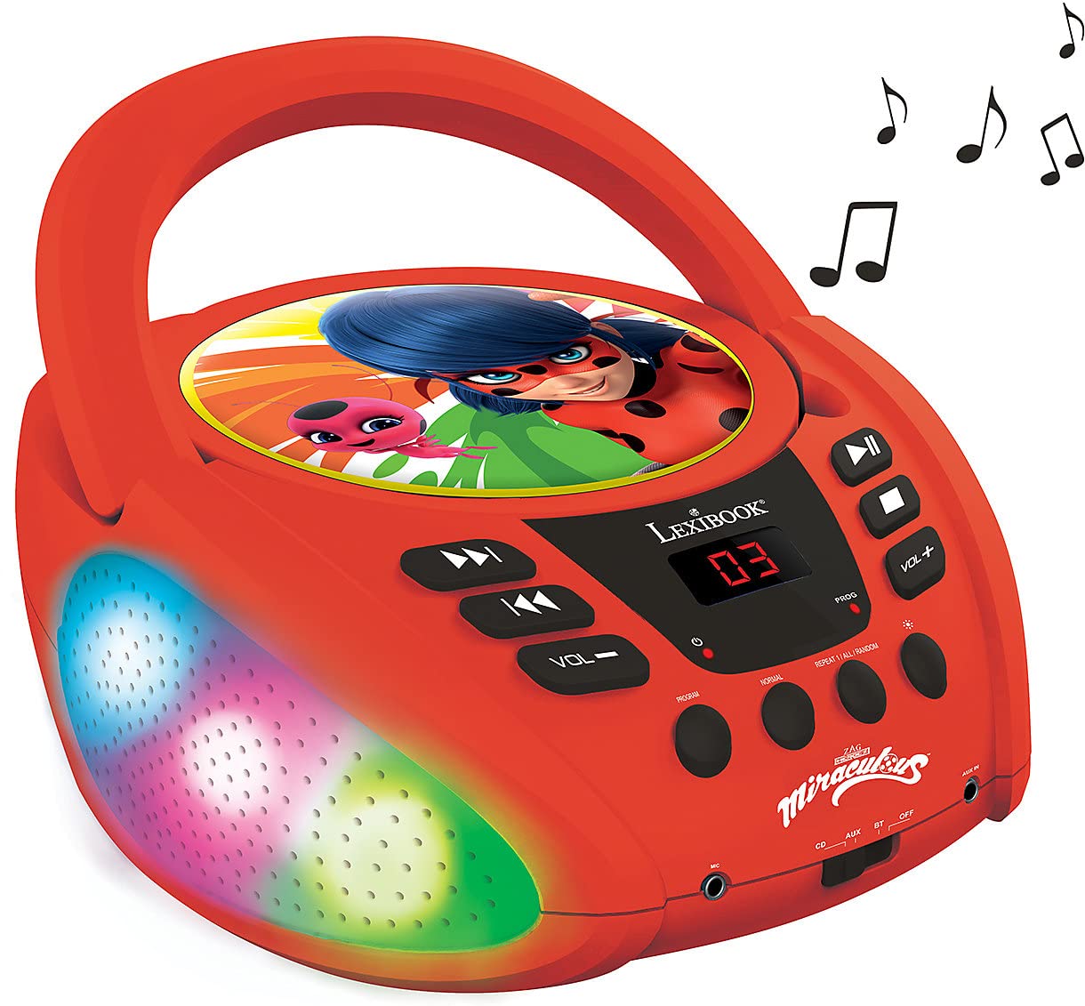 Amazon.com: LEXIBOOK, Miraculous Ladybug Cat Noir, Bluetooth