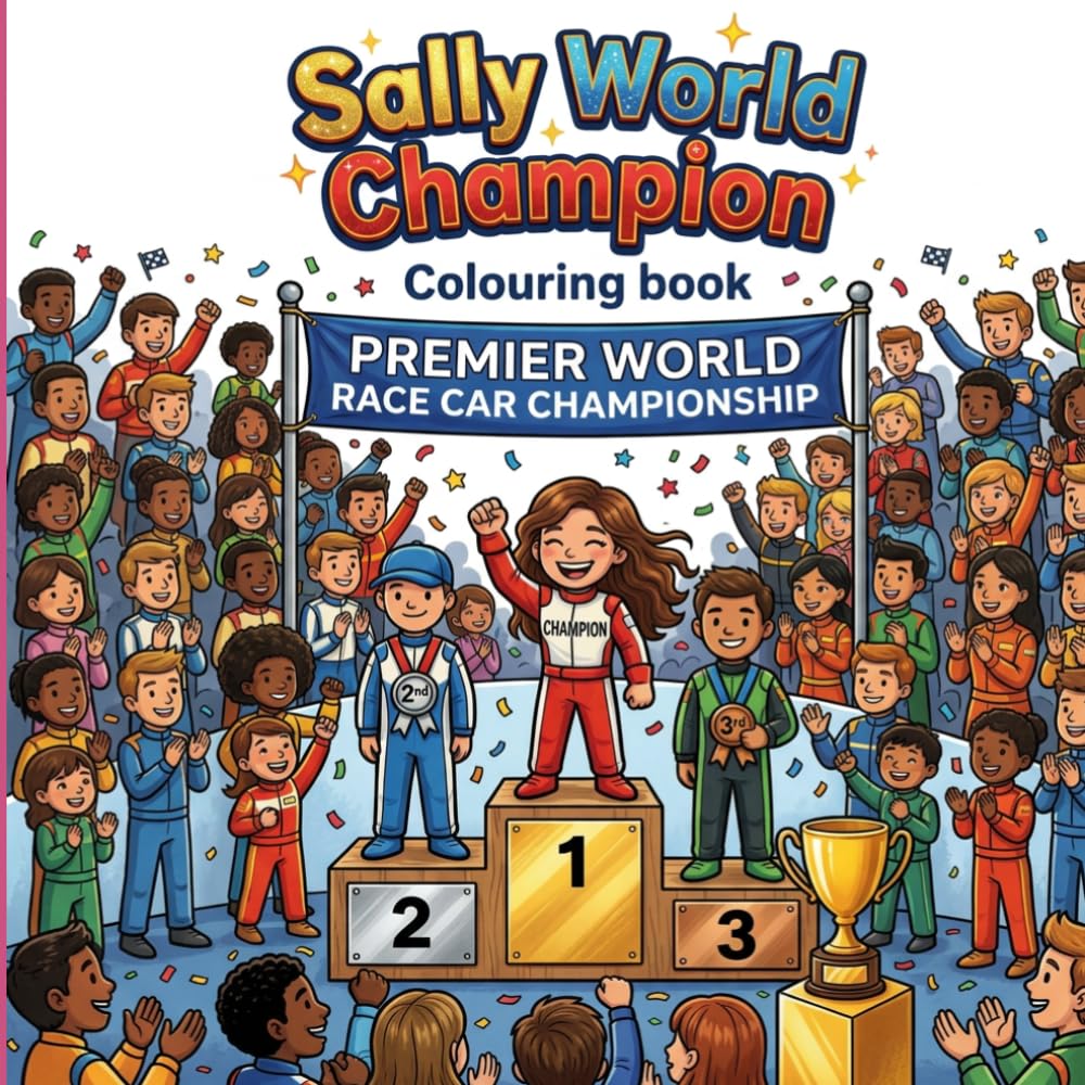 Sally's Race Car Dream (When I grow up colouring adventures)