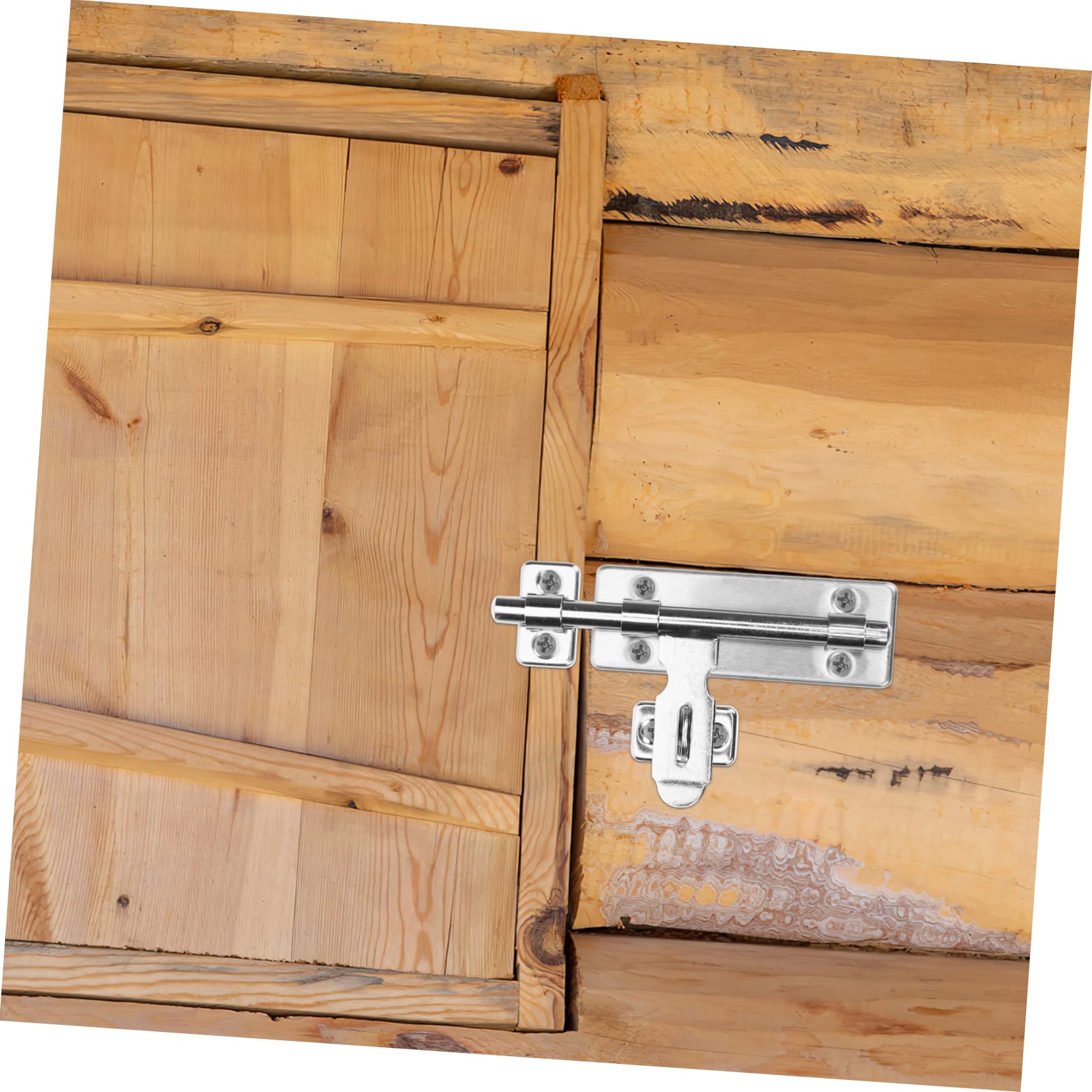Pestillo de puerta, cerradura de puerta, 2 piezas de protección de puerta corrediza oculta, palanca de bloqueo, Perno de palanca, cerradura deslizante al ras, Perno de acción, Perno de puerta