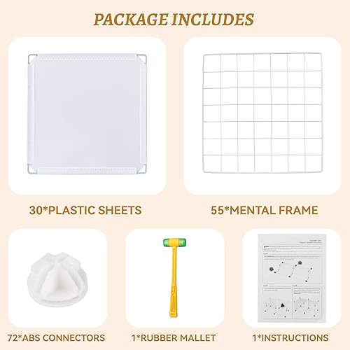 Miniatura 31 de TUMUCUTE - Organizador de armario, organizadores y almacenaje con 12 cubos, estantería de rejilla metálica, organizadores de juguetes y contenedores