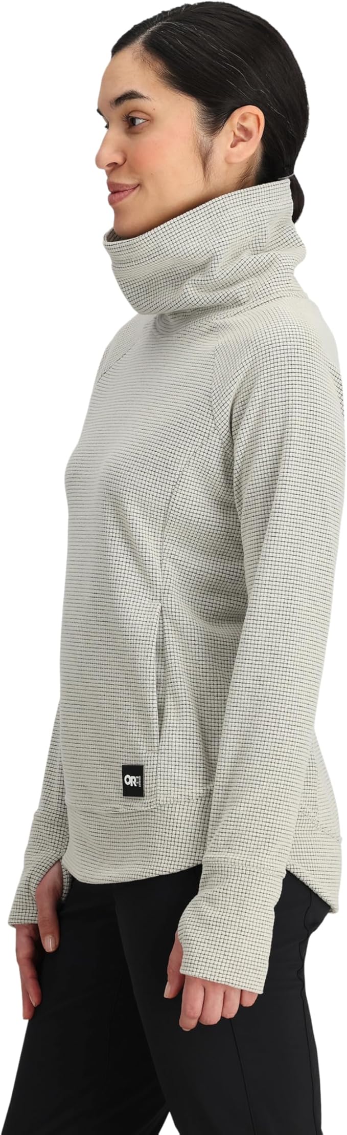 Outdoor Research Pull à capuche en polaire Trail Mix pour femme, Motif Sunrise, X-Small