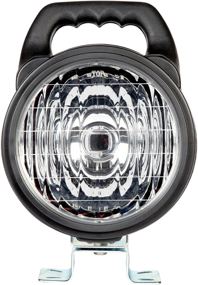 Ring Automotive RCV9560 12/24 Volt Round Polycarbonate Work Light with Switch and Freeform Reflector