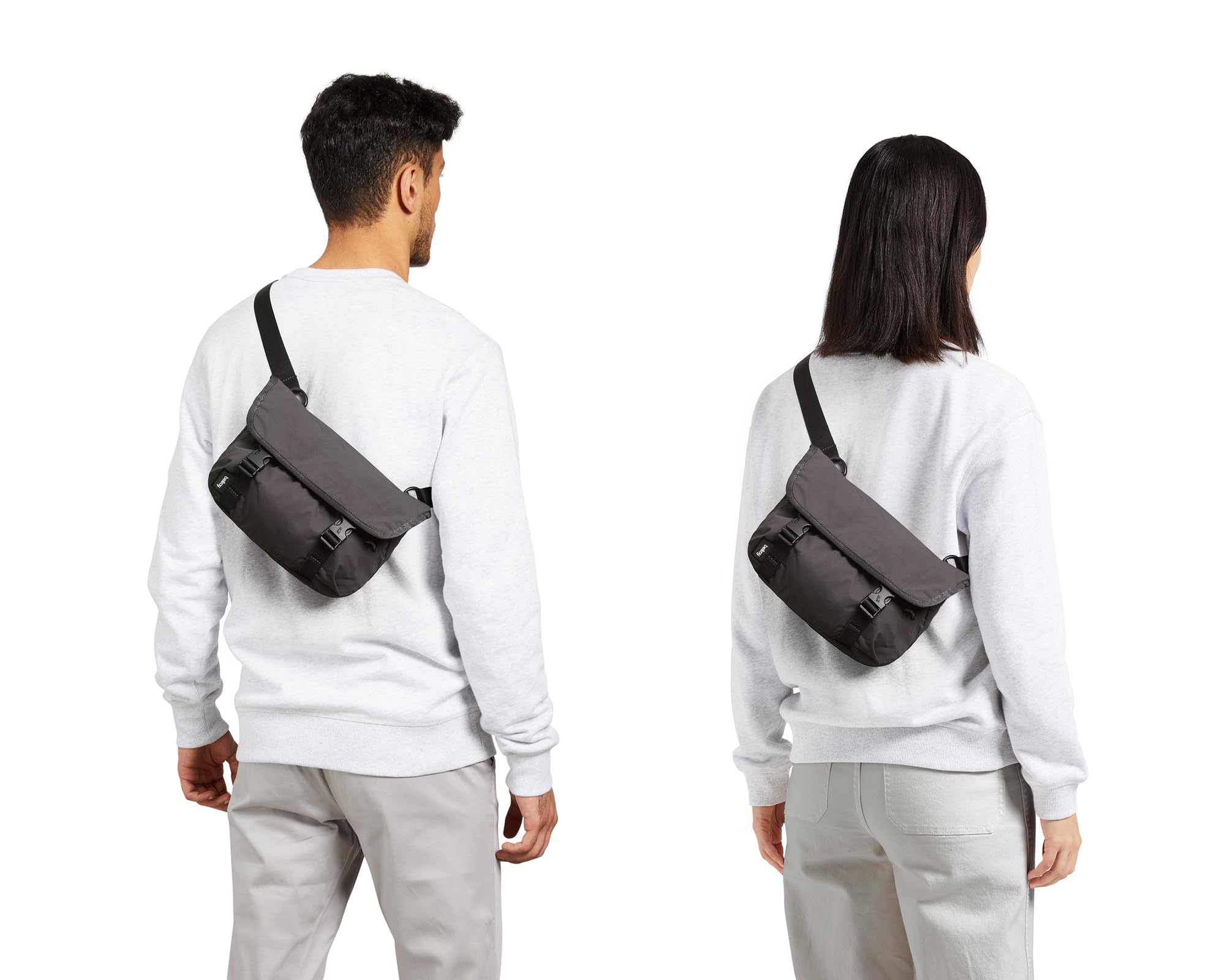 Bellroy Cinch Mini Messenger (borsa a tracolla leggera da 6 litri, tessuto resistente all'acqua, organizzazione senza sforzo) - Charcoal