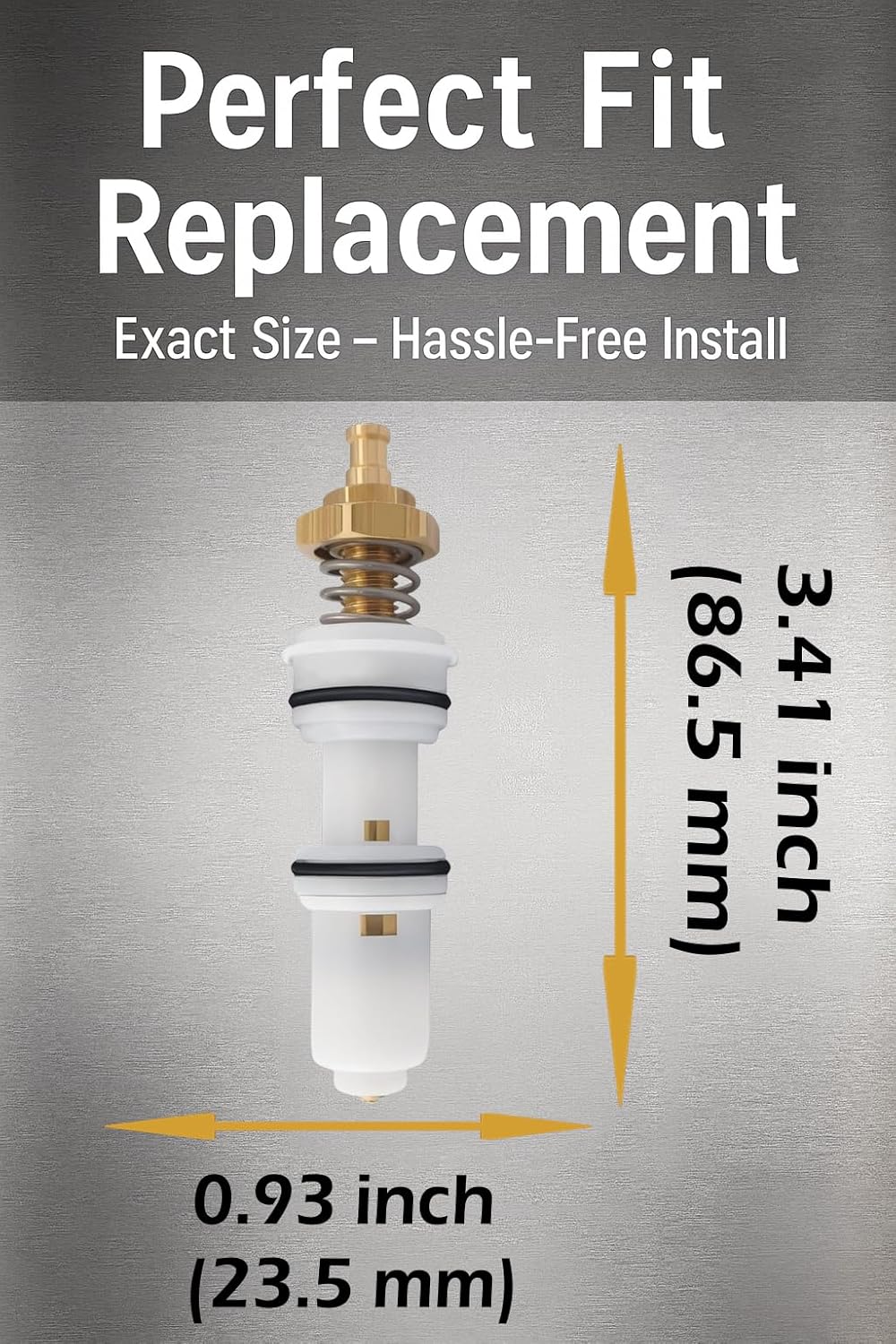 ALITZ RP72773 Replacement Cartridge – Compatible with Delta 87T, 86T, 87T105, 87T107 Self-Closing Faucets – Brass Faucet Cartridge for Commercial & Home Use (1)