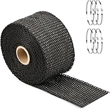Exhaust Black Fiberglass Exhaust Heat Wrap