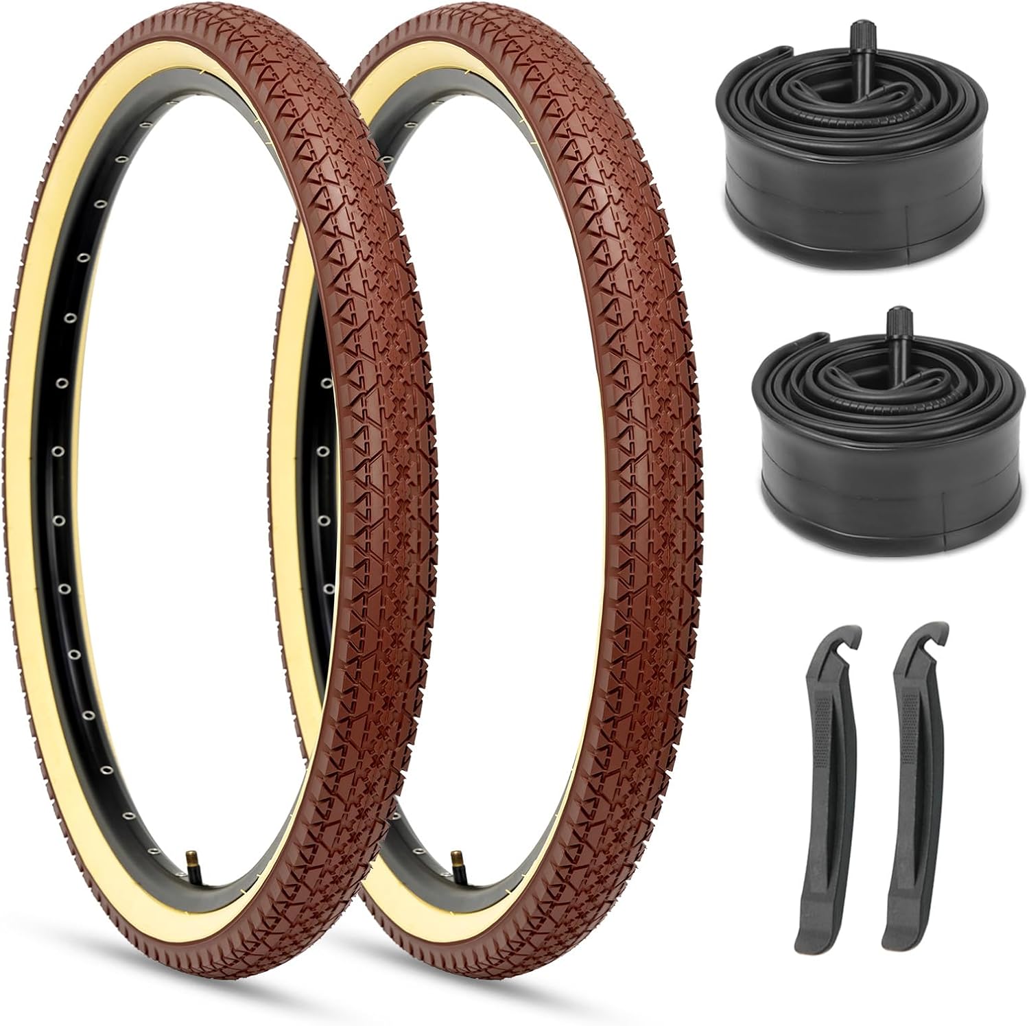 Bike Tires Pack 26 Inch Beach Cruiser Bicycle Bicycle