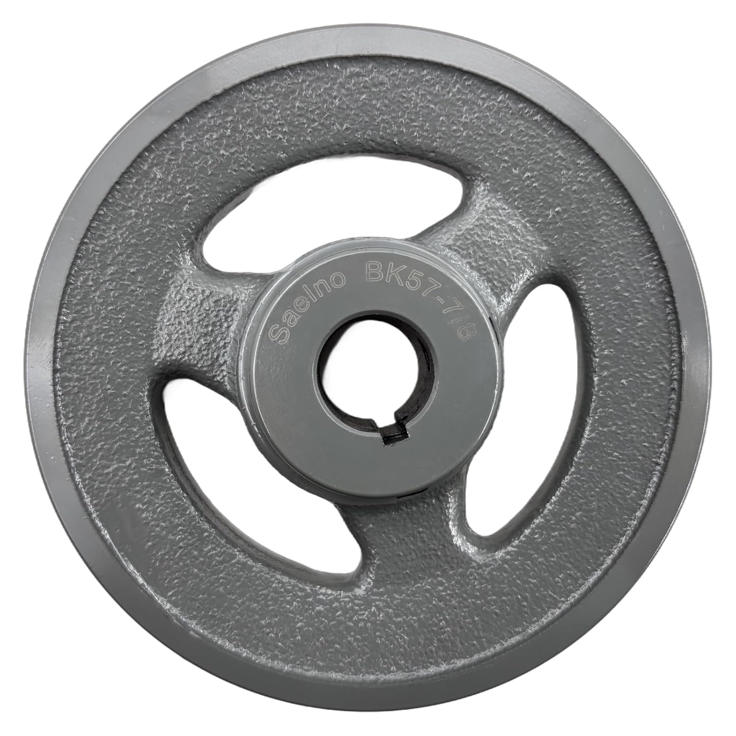 BK57-7/8 Sheaves,v Belt Pulley 7/8 inch bore 5.45" OD,Motor Pulley Cast Iron for A AX B BX 4L 5L V-Belts,BK5778 Pulley